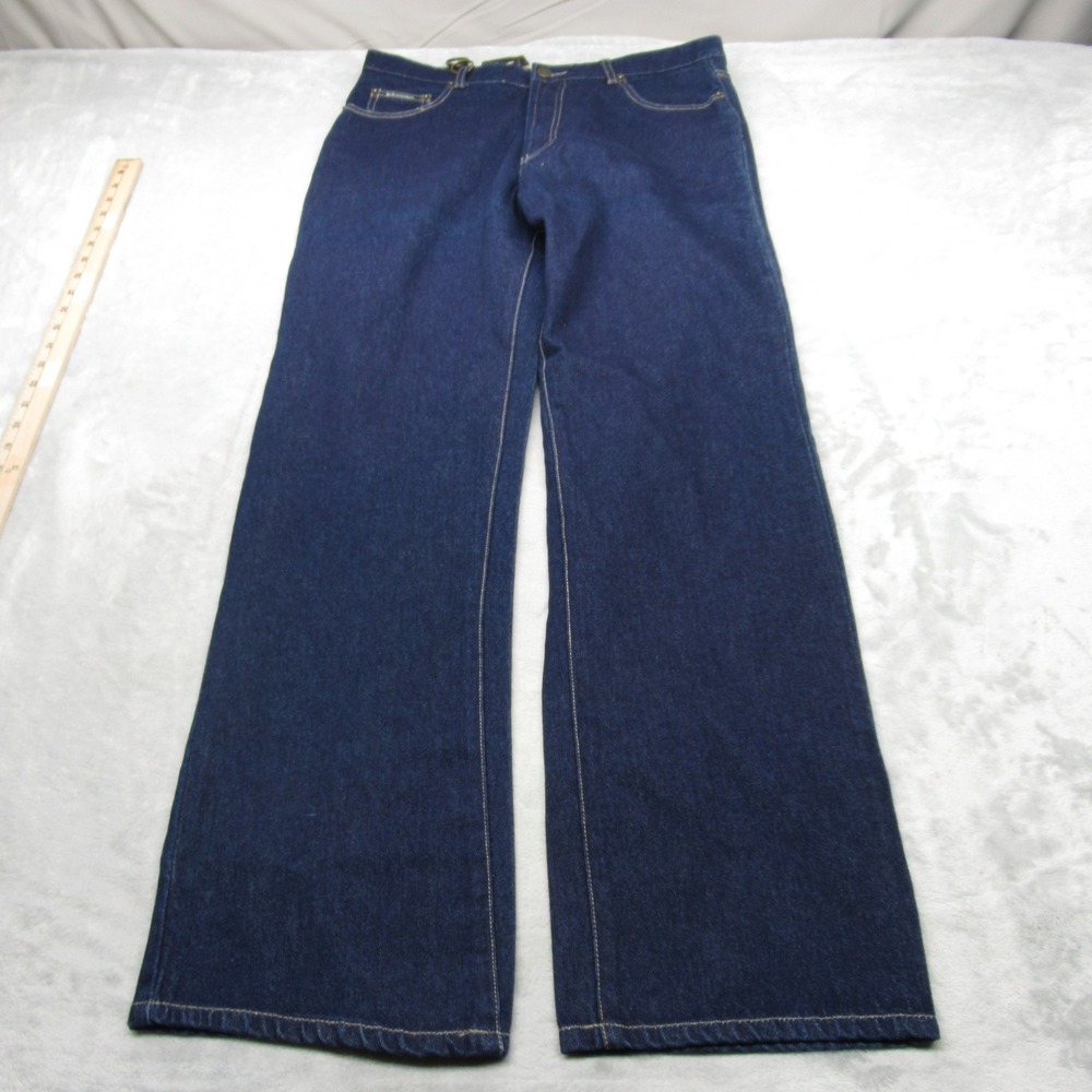 Dolce & Gabbana Jeans Mens 33x32.5 Boot Cut Dark Wash Denim Made in Italy - Picture 2 of 15